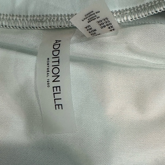 ADDITION Elle Teal and Black Print Bikini Bottoms Size 4X - Picture 3 of 4